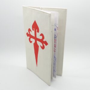 St. James Cross Credential Cover - Cream