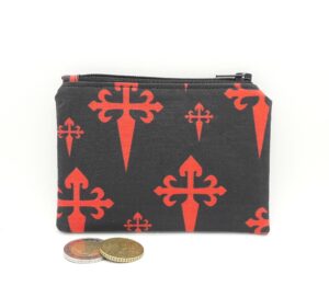 St. James Cross Coin Purse - Black Multi