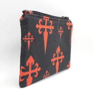 St. James Cross Coin Purse - Black Multi