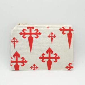 St. James Cross Coin Purse – Cream Multi