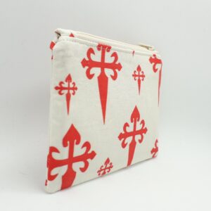 St. James Cross Coin Purse – Cream Multi