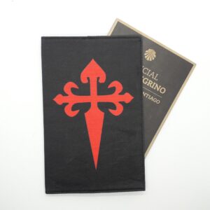 St. James Cross Credential Cover - Black