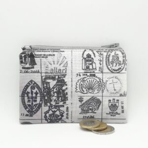 Grey Stamps Coin Purse