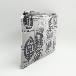 Grey Stamps Coin Purse