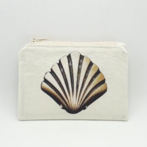 Camino Shell Coin Purse – Cream