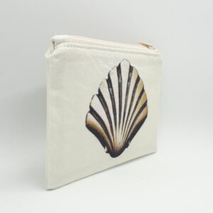 Camino Shell Coin Purse – Cream