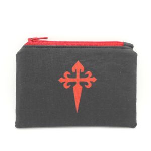 St. James Cross Coin Purse – Black